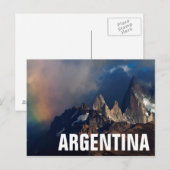 Regenboog in de Andes Briefkaart (Voorkant / Achterkant)