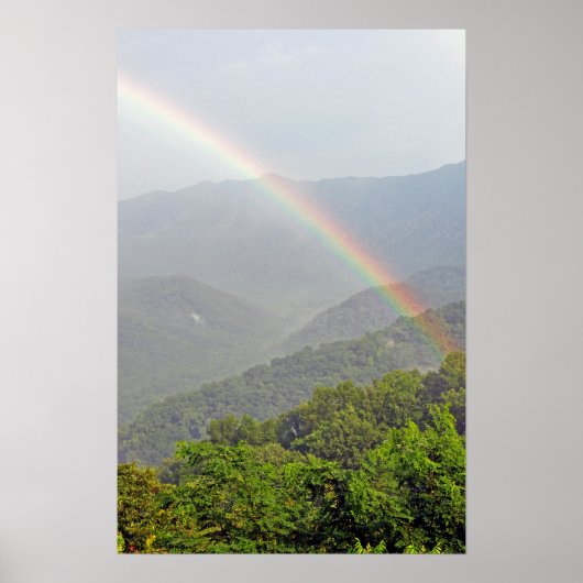 Regenboog in de Smokies Poster (Voorkant)