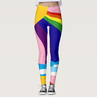 Regenboog in de wolkenLeggings Leggings