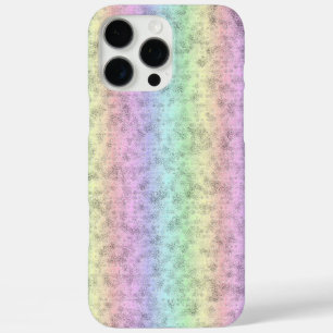 Regenboog in Elephant Skin Leather Optik iPhone 16 Pro Max Hoesje