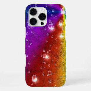 Regenboog in Elephant Skin Leather Optik, Regendru iPhone 16 Pro Max Hoesje