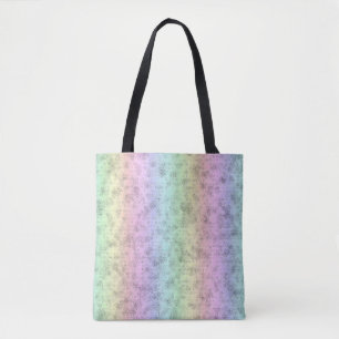 Regenboog in Elephant Skin Leather Optik Tote Bag