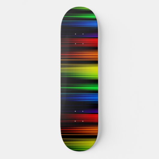 Regenboog in het donker skateboard (Voorkant)