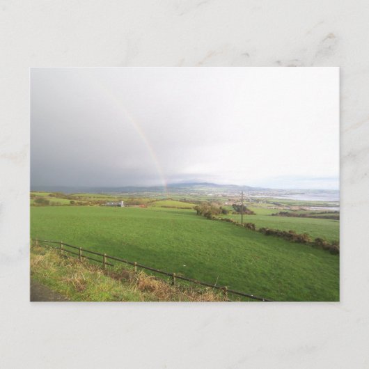 Regenboog in Ierland Briefkaart (Voorkant)