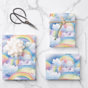 Regenboog Inpakpapier Vel