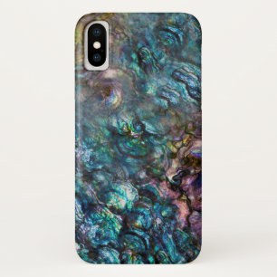 Regenboog Iridescente Abalone Zeeschelp iPhone X Hoesje