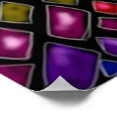 Regenboog ‘Jezus, het licht van de wereld’ Poster (Hoek)