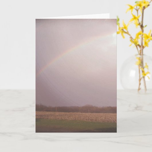 Regenboog Kaart (Gele Bloem)