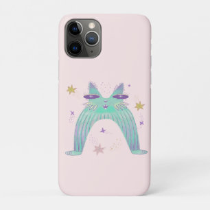 regenboog kat kunst iPhone 11 pro hoesje
