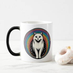 Regenboog Kat Magische Mok
