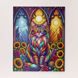 regenboog kat puzzel