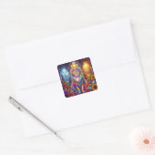 regenboog kat stickers (Envelop)