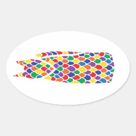 Regenboog Kat stickers