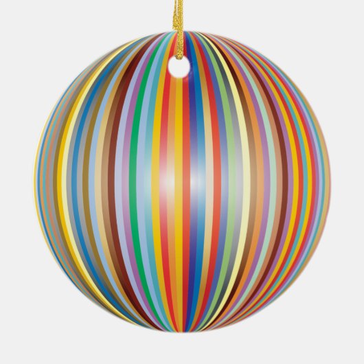 Regenboog Keramisch Ornament (Achterkant)