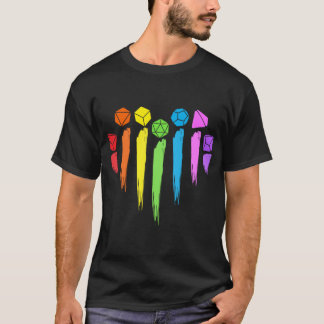 Regenboog Kerker Draken Hart LGBTQ vrienden T-shirt