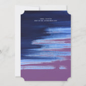 Regenboog Kerstboom COUPLES Evenement Marineblauw Kaart (Achterkant)