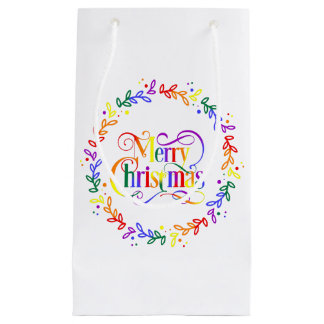 Regenboog Kerstkrans Cadeautas