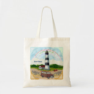 Regenboog Keuze Vuurtoren boodschappentas Tote Bag