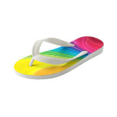 Regenboog Kinder Teenslippers (Schuin)