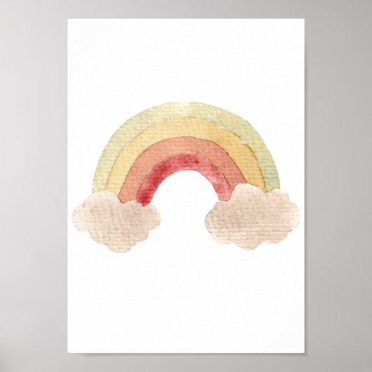 Regenboog-kinderkamerposter Boho-kinderkamerdecora Poster (Voorkant)