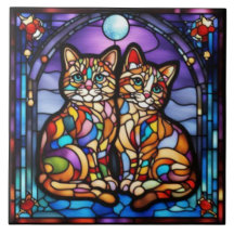 Regenboog Kittens Decorative Keramische Tegel