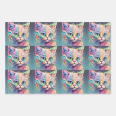 Regenboog kittens inpakpapier vel (Voorkant 2)