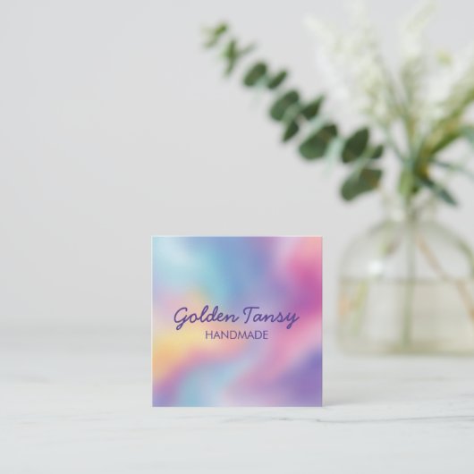 Regenboog Kleding Sieraden Prijs Maat Hang Label (Staand voorkant)