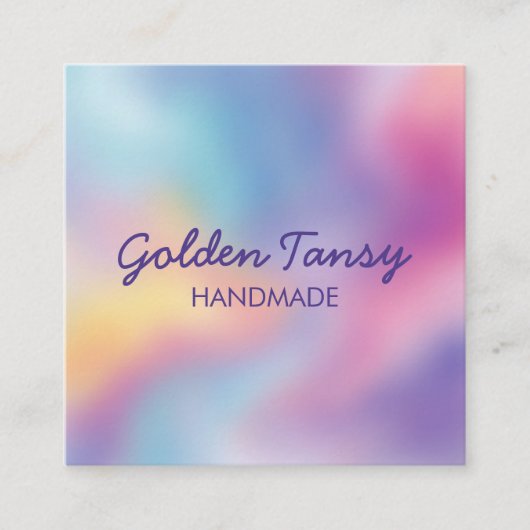 Regenboog Kleding Sieraden Prijs Maat Hang Label (Voorkant)