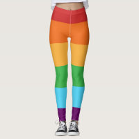 Regenboog Kleur Blokstrepen Mode