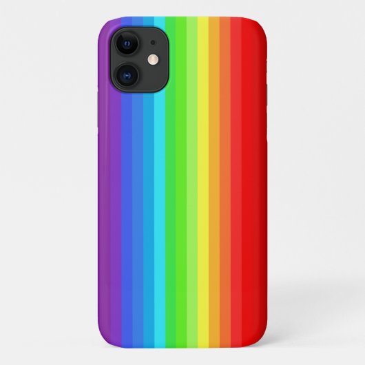 Regenboog Kleur iPhone Case (Achterkant)