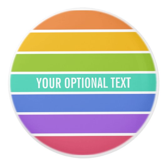 Regenboog Kleuren aangepaste knoppen & pulls (Voorkant)