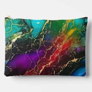 Regenboog kleuren Alcohol inkt schilderij Etui