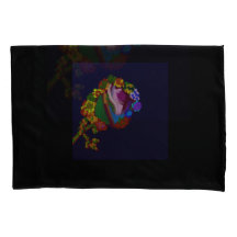 Regenboog Kleurige Bloemenkussenslopen