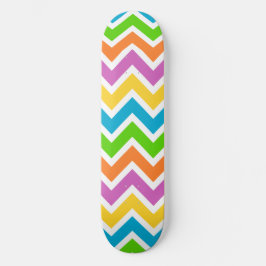 Regenboog Kleurrijke Golf Skateboard