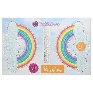 Regenboog knippen en naaien - Eenvoudig doe-het-ze Stof
