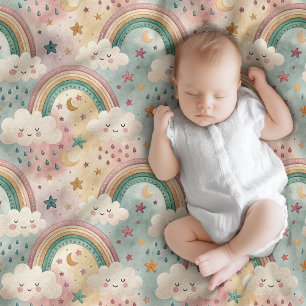 Regenboog Knuffeldeken Geschenk voor Babycomfort Fleece Deken