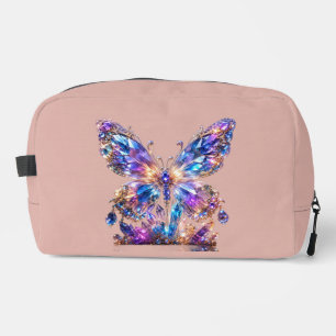Regenboog Kristal Vlinder Kleurrijke Schittering Toilettasje