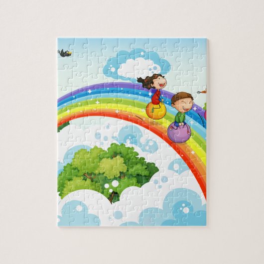 Regenboog Legpuzzel (Verticaal)