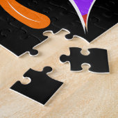 Regenboog Letter M Monogram Abstract Legpuzzel (Zijkant)