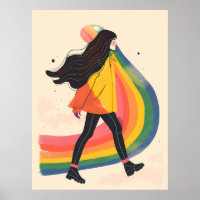 regenboog lgbt meisje, gay lesbisch, trots