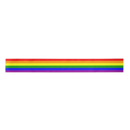 Regenboog LGBTQIA+ Pride Vlag Lint (Voorkant)