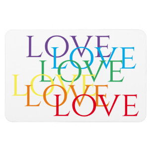 REGENBOOG LIEFDE 4x6 Flexibele Magneet