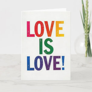 Regenboog Liefde Klassieke Stijl Kaart