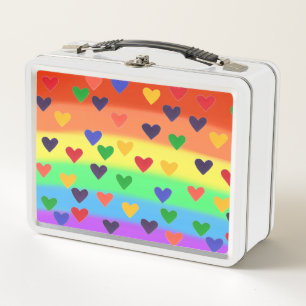 Regenboog Liefde, Kleurrijke harten Lunchboxen