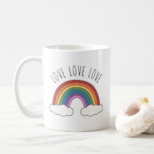 Regenboog Liefde Liefde Liefde Koffiemok