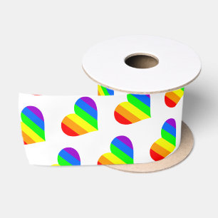 Regenboog Liefdesharten Lint