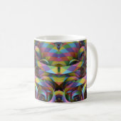 Regenboog lint abstract LGBT PRIDE Koffiemok (Voorkant rechts)