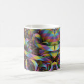 Regenboog lint abstract LGBT PRIDE Koffiemok (Center)