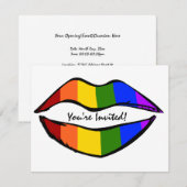 Regenboog Lippen Kaart (Voorkant / Achterkant)