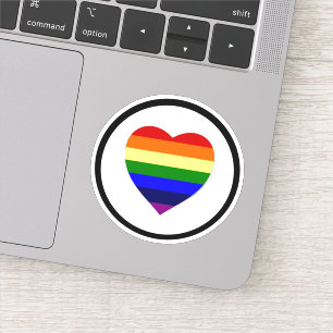 Regenboog Logo Vinyl Sticker